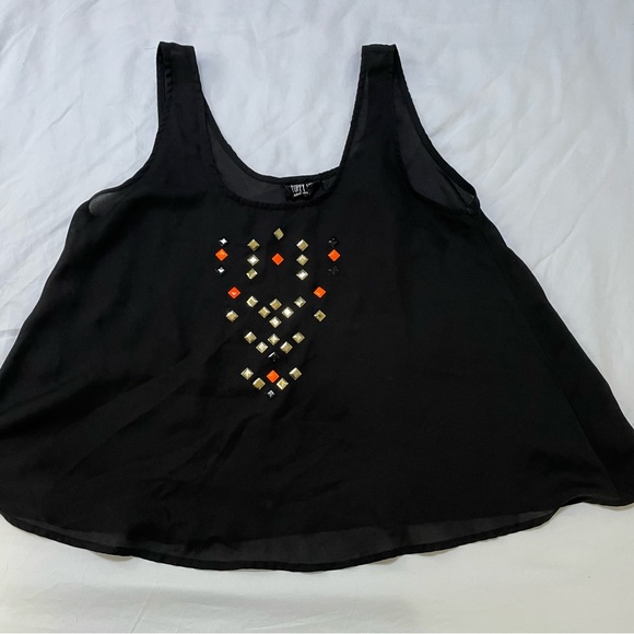 Poppy Lux // Black Swing Tank // Large - Picture 1 of 4